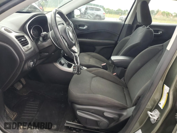 2017 Jeep Compass Sport with VIN 3C4NJDAB1HT656524, listed as a Copart auction lot 54325385 with 97,253 mi miles and Salvage title. Bid and sale history available at DreamBid. Image 7.