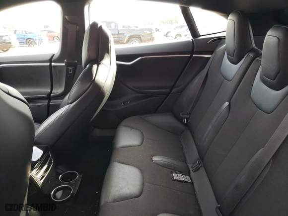 2017 Tesla Model S 100D with VIN 5YJSA1E26HF204157, listed as a Copart auction lot 43122235 with 0 mi miles and Salvage Title. Bid and sale history available at carsss.com. Image 11.
