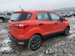 2021 Ford EcoSport S with VIN MAJ3S2FE0MC404688, listed as a Copart auction lot 43929045 with 84,168 mi miles and Salvage Title. Bid and sale history available at carsss.com. Image 3.