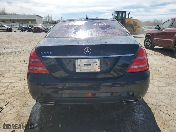 2010 Mercedes-Benz S-Class S 550 with VIN WDDNG7BB1AA288685, listed as a Copart auction lot 48933285 with 0 mi miles and Salvage Title. Bid and sale history available at carsss.com. Image 6.