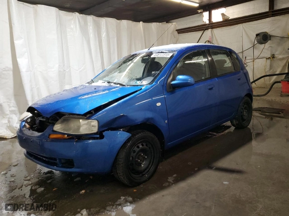 2008 Chevrolet Aveo LS with VIN KL1TD66638B135240, listed as a Copart auction lot 44612315 with 159,712 mi miles and Salvage Title. Bid and sale history available at carsss.com. Image 1.