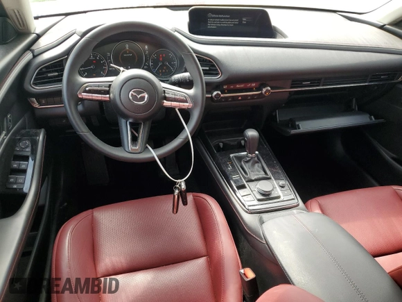 2023 Mazda CX-30 S Carbon Edition with VIN 3MVDMBCM9PM573338, listed as a Copart auction lot 47955565 with 19,814 mi miles and Salvage Title. Bid and sale history available at DreamBid. Image 8.