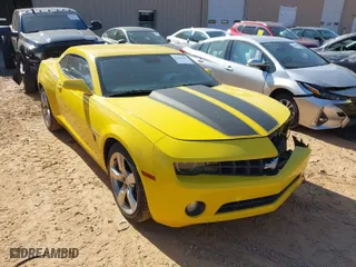 2010 Chevrolet Camaro 2LT with VIN 2G1FG1EV3A9191963, listed as a IAAI auction lot 41901987 with 210,083 mi miles. Bid and sale history available at carsss.com. Image 1.