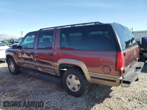 1997 GMC Suburban z VIN 1GKFK16R0VJ739603, wystawiony jako Copart lot #48430045 z przebiegiem 195 017 mil mil oraz Szkoda całkowita • Salvage title. Historia ofert i sprzedaży dostępna na DreamBid. Obrazek 2.