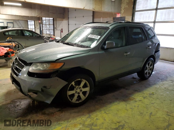 2007 Hyundai Santa Fe SE with VIN 5NMSH73E77H114234, listed as a Copart auction lot 56951025 with Not provided miles and Salvage title. Bid and sale history available at DreamBid. Image 1.