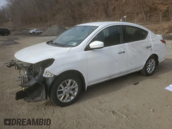 2016 Nissan Versa SV with VIN 3N1CN7AP5GL888005, listed as a Copart auction lot 48986065 with 145,182 mi miles and Salvage Title. Bid and sale history available at DreamBid. Image 1.