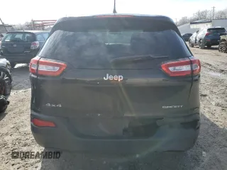 2015 Jeep Cherokee Sport with VIN 1C4PJMAB0FW773656, listed as a Copart auction lot 45496485 with 201,241 mi miles and Salvage Title. Bid and sale history available at carsss.com. Image 6.