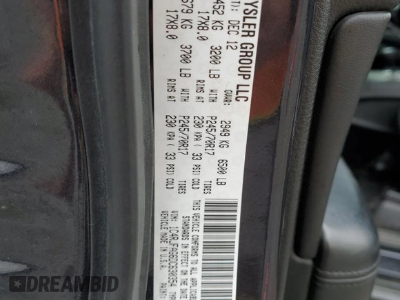 2013 Jeep Grand Cherokee Laredo with VIN 1C4RJFAG6DC630354, listed as a Copart auction lot 49773425 with 113,291 mi miles and Salvage Title. Bid and sale history available at carsss.com. Image 13.