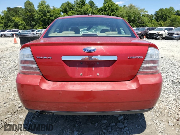 2009 Ford Taurus Limited with VIN 1FAHP25W29G116172, listed as a Copart auction lot 61745414 with 165,206 mi miles and Non Repairable. Bid and sale history available at carsss.com. Image 6.