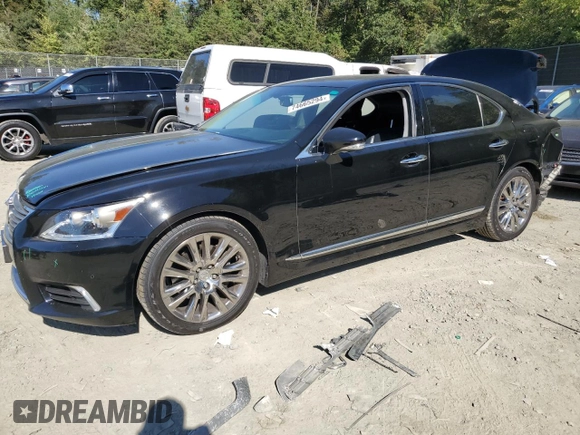 2016 Lexus LS 460 with VIN JTHBL5EF0G5141379, listed as a Copart auction lot 74665294 with 90,124 mi miles and Salvage title. Bid and sale history available at DreamBid. Image 1.