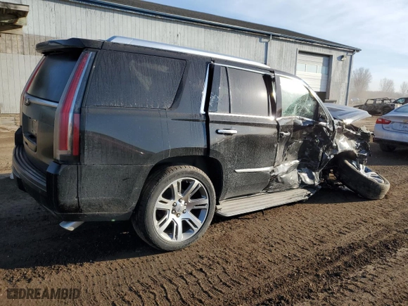 2017 Cadillac Escalade Luxury with VIN 1GYS4BKJ1HR158072, listed as a Copart auction lot 48889315 with 84,730 mi miles and Clean Title. Bid and sale history available at carsss.com. Image 3.