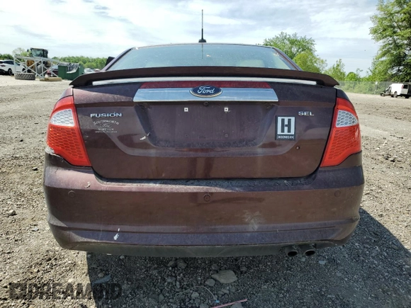 2012 Ford Fusion SEL with VIN 3FAHP0JA4CR192801, listed as a Copart auction lot 57425405 with 226,575 mi miles and Salvage title. Bid and sale history available at DreamBid. Image 6.
