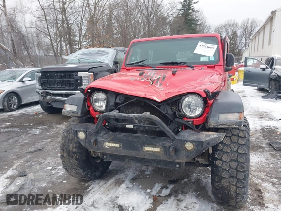 2018 Jeep Wrangler Unlimited Sport S with VIN 1C4HJXDG5JW131522, listed as a IAAI auction lot 41563099 with 75,405 mi miles and . Bid and sale history available at DreamBid. Image 11.
