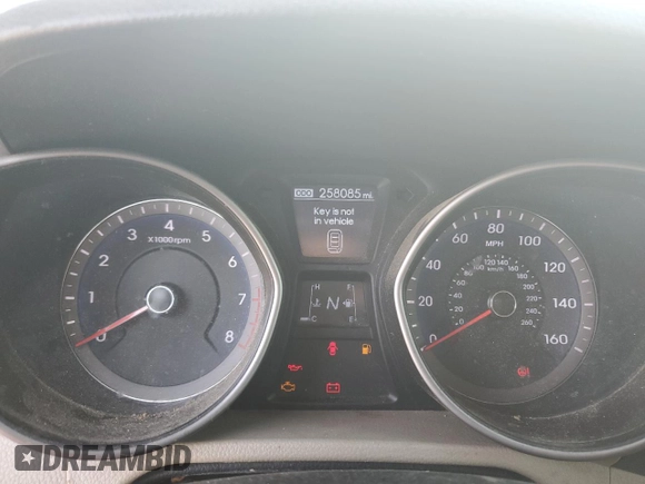 2013 Hyundai Elantra with VIN KMHD35LE9DU083547, listed as a Copart auction lot 59883945 with 258,085 mi miles and Clean title. Bid and sale history available at DreamBid. Image 9.