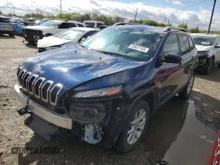 2018 Jeep Cherokee Latitude Plus z VIN 1C4PJMLXXJD549145, wystawiony jako Copart lot #53651165 z przebiegiem 128 801 mil mil oraz Szkoda całkowita • Salvage title. Historia ofert i sprzedaży dostępna na DreamBid. Obrazek 1.
