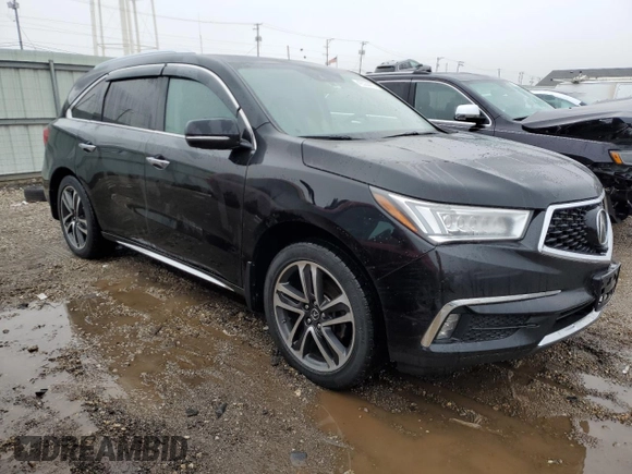2017 Acura MDX w/Advance Pkg with VIN 5FRYD4H80HB001699, listed as a Copart auction lot 42324475 with 146,707 mi miles and Salvage Title. Bid and sale history available at carsss.com. Image 4.