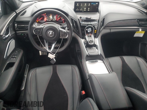 2024 Acura RDX w/A-Spec Package with VIN 5J8TC2H62RL035029, listed as a Copart auction lot 41500665 with 6,490 mi miles and Salvage title. Bid and sale history available at DreamBid. Image 8.