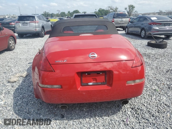 2005 Nissan 350Z Touring with VIN JN1AZ36A45M758356, listed as a Copart auction lot 54185795 with 83,134 mi miles and Salvage Title. Bid and sale history available at carsss.com. Image 6.