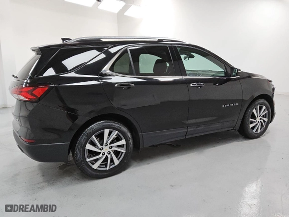 2022 Chevrolet Equinox Premier with VIN 2GNAXNEV9N6141172, listed as a Copart auction lot 88791755 with 52,391 mi miles and Clean Title. Bid and sale history available at carsss.com. Image 3.