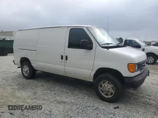 2006 Ford Econoline Cargo with VIN 1FTNE24W66HB42025, listed as a Copart auction lot 50987195 with 288,434 mi miles and Clean Title. Bid and sale history available at carsss.com. Image 4.