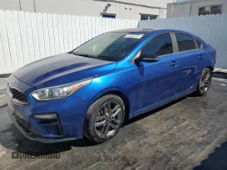 2020 Kia Forte GT-Line with VIN 3KPF34AD7LE160673, listed as a Copart auction lot 46910985 with 61,942 mi miles and Clean Title. Bid and sale history available at carsss.com. Image 1.