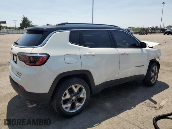 2020 Jeep Compass Limited z VIN 3C4NJDCB7LT116942, wystawiony jako Copart lot #59010775 z przebiegiem 74 888 mil mil oraz Czysty tytuł • Clean title. Historia ofert i sprzedaży dostępna na DreamBid. Obrazek 3.