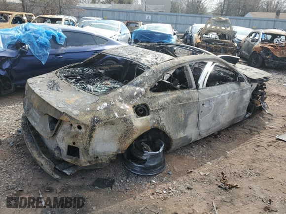 2015 Audi S5 Premium Plus with VIN WAUCGAFR5FA004307, listed as a Copart auction lot 48631745 with 0 mi miles and Salvage Title. Bid and sale history available at carsss.com. Image 3.