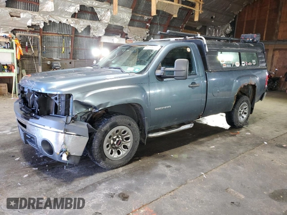2011 GMC Sierra 1500 Work Truck z VIN 1GTN1TEA1BZ376694, wystawiony jako Copart lot #82595254 z przebiegiem 119 128 mil mil oraz Szkoda całkowita • Salvage title. Historia ofert i sprzedaży dostępna na DreamBid. Obrazek 1.