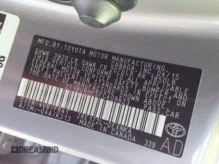 2015 Toyota Corolla L with VIN 2T1BURHE5FC409823, listed as a IAAI auction lot 41628330 with 125,923 mi miles and . Bid and sale history available at DreamBid. Image 9.