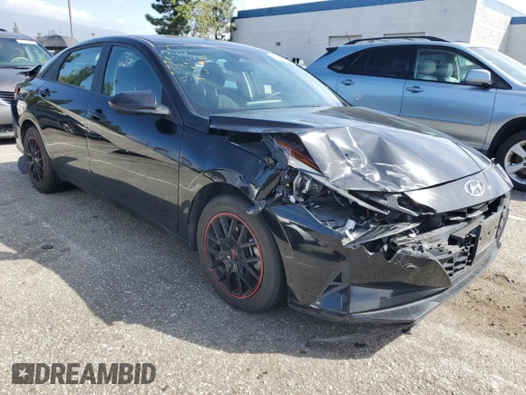 2022 Hyundai Elantra SEL with VIN KMHLS4AG8NU313433, listed as a Copart auction lot 49419145 with 74,163 mi miles and Salvage Title. Bid and sale history available at DreamBid. Image 4.