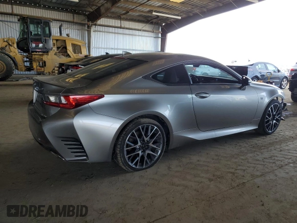 2016 Lexus RC 350 with VIN JTHHE5BC7G5014207, listed as a Copart auction lot 49516645 with 0 mi miles and Salvage Title. Bid and sale history available at carsss.com. Image 3.