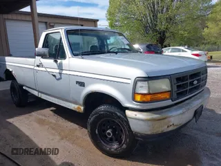 1996 Ford F-150 with VIN 1FTEF14Y5TNA18592, listed as a IAAI auction lot 41856389 with 181,073 mi miles and . Bid and sale history available at DreamBid. Image 1.
