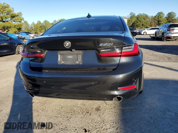 2021 BMW 3 Series 330i xDrive with VIN WBA5R7C02MFK14424, listed as a Copart auction lot 39656474 with 0 mi miles. Bid and sale history available at carsss.com. Image 6.