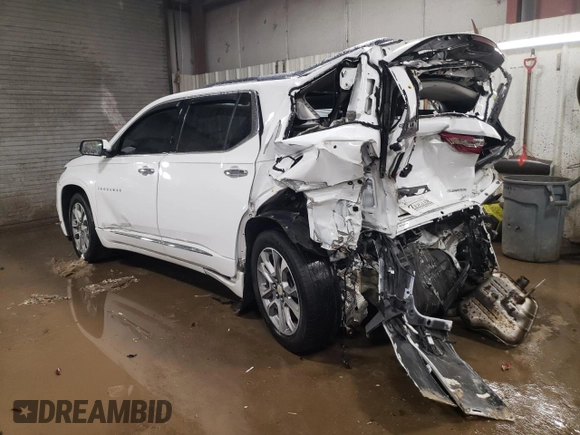 2021 Chevrolet Traverse Premier with VIN 1GNEVKKWXMJ162245, listed as a Copart auction lot 49706945 with 117,580 mi miles and Non Repairable. Bid and sale history available at carsss.com. Image 2.