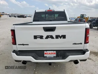 2025 Ram 1500 Lone Star with VIN 1C6SRFFP7SN652049, listed as a Copart auction lot 59545025 with 8,581 mi miles and Salvage title. Bid and sale history available at DreamBid. Image 6.