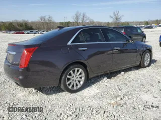 2015 Cadillac CTS Luxury RWD with VIN 1G6AR5SX8F0105026, listed as a Copart auction lot 47985555 with 105,745 mi miles and Salvage Title. Bid and sale history available at DreamBid. Image 3.