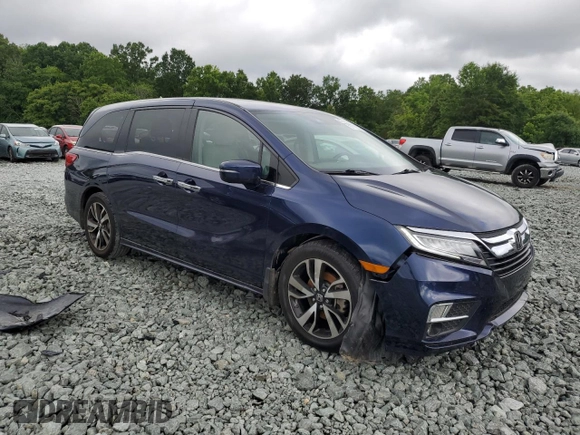 2018 Honda Odyssey Elite z VIN 5FNRL6H9XJB039802, wystawiony jako Copart lot #57116345 z przebiegiem 107 939 mil mil oraz Szkoda całkowita • Salvage title. Historia ofert i sprzedaży dostępna na DreamBid. Obrazek 4.