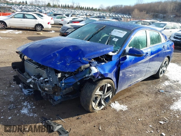 2023 Hyundai Elantra Limited with VIN KMHLP4AG6PU495380, listed as a IAAI auction lot 41798063 with 31,790 mi miles and . Bid and sale history available at DreamBid. Image 20.