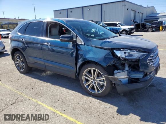 2020 Ford Edge Titanium z VIN 2FMPK4K92LBB47043, wystawiony jako Copart lot #46336085 z przebiegiem 13 733 mil mil oraz Szkoda całkowita • Salvage title. Historia ofert i sprzedaży dostępna na DreamBid. Obrazek 4.