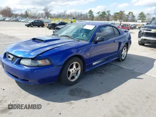 2003 Ford Mustang Standard with VIN 1FAFP40473F388884, listed as a IAAI auction lot 41973575 with 169,407 mi miles. Bid and sale history available at carsss.com. Image 2.