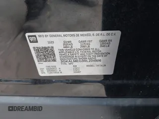 2024 GMC Terrain SLE с VIN 3GKALMEG3RL234906, выставлен на аукционе IAAI как лот 42536308 с пробегом 42 897 миль миль и . История ставок и продаж доступна на DreamBid. Изображение 9.