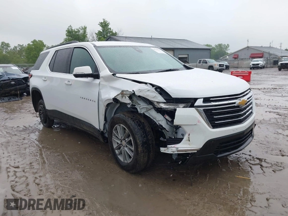 2023 Chevrolet Traverse LT Cloth with VIN 1GNERGKW2PJ226753, listed as a IAAI auction lot 42310810 with 28,860 mi miles and . Bid and sale history available at DreamBid. Image 1.