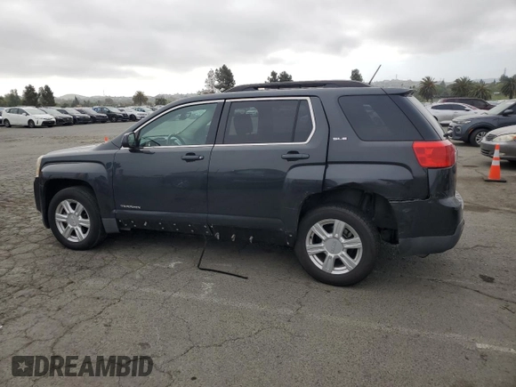2014 GMC Terrain SLE with VIN 2GKALREK7E6210950, listed as a Copart auction lot 55471295 with 67,260 mi miles and Salvage title. Bid and sale history available at DreamBid. Image 2.