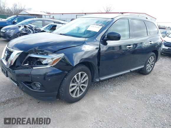 2015 Nissan Pathfinder SV with VIN 5N1AR2MN2FC677985, listed as a IAAI auction lot 41879156 with 114,339 mi miles and . Bid and sale history available at DreamBid. Image 17.