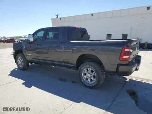 2024 Ram 2500 Laramie with VIN 3C6UR5FL3RG366802, listed as a Copart auction lot 50763605 with 14,999 mi miles and Salvage Title. Bid and sale history available at carsss.com. Image 2.