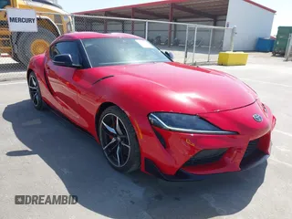 2022 Toyota GR Supra 3.0 with VIN WZ1DB0C05NW050860, listed as a IAAI auction lot 42093290 with 29,726 mi miles. Bid and sale history available at carsss.com. Image 1.