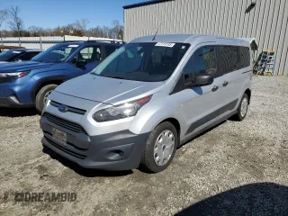 2017 Ford Transit Connect XL with VIN NM0GE9E7XH1323646, listed as a Copart auction lot 47919185 with 86,186 mi miles and Salvage title. Bid and sale history available at DreamBid. Image 1.