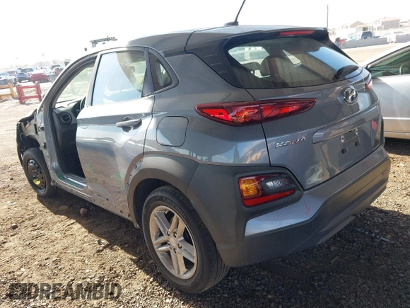 2018 Hyundai Kona SE with VIN KM8K12AA1JU067835, listed as a IAAI auction lot 41403740 with 88,378 mi miles and . Bid and sale history available at DreamBid. Image 3.