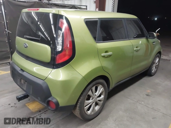 2015 Kia Soul + with VIN KNDJP3A58F7789042, listed as a IAAI auction lot 42004303 with 161,795 mi miles. Bid and sale history available at carsss.com. Image 4.
