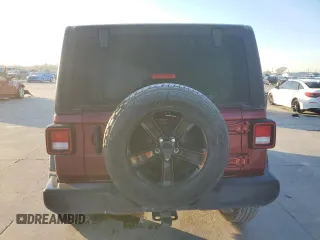 2021 Jeep Wrangler Unlimited 80th Anniversary with VIN 1C4HJXDN9MW596033, listed as a Copart auction lot 87640685 with 14,633 mi miles and Salvage title. Bid and sale history available at DreamBid. Image 6.